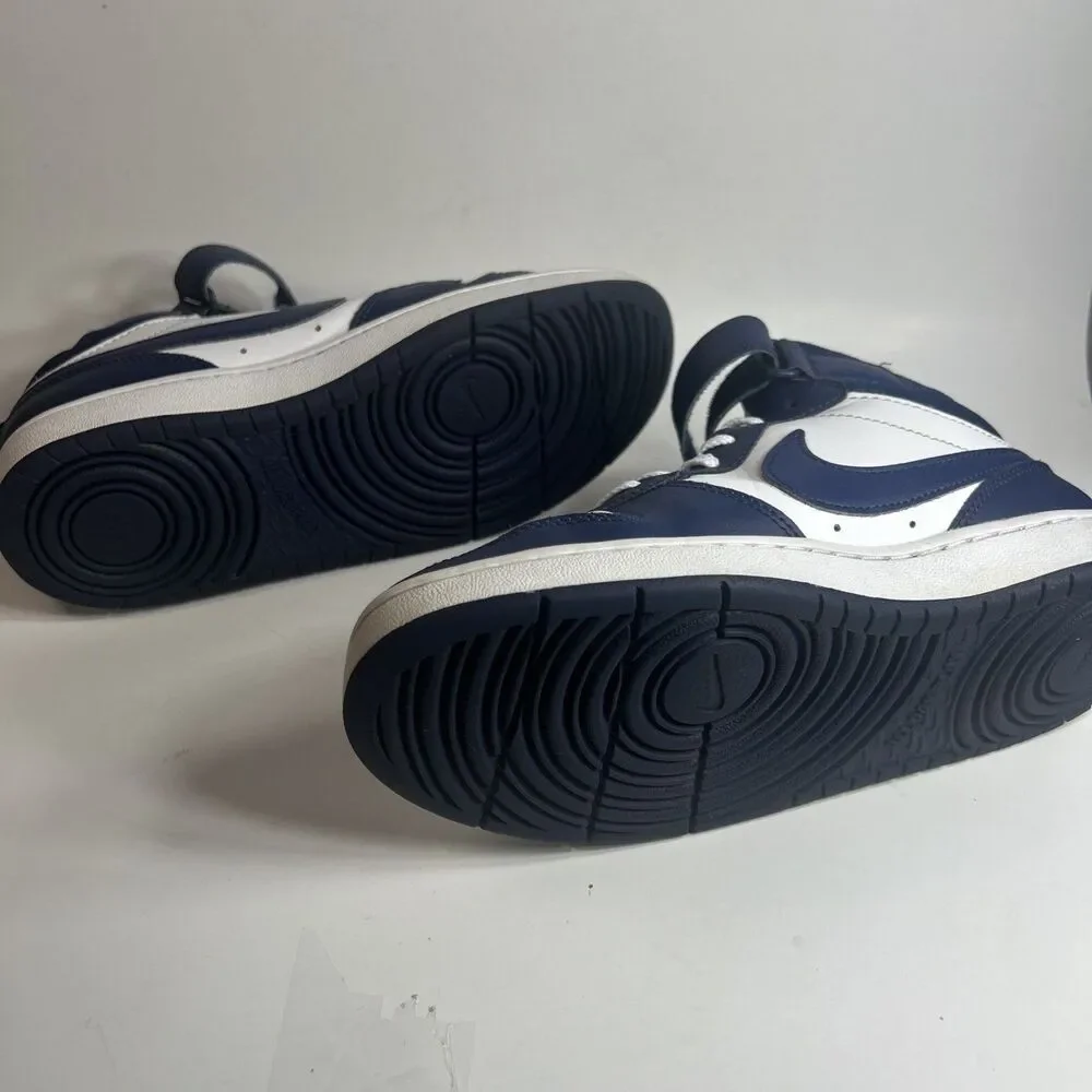 Nike Sneakers Court Borough Mid 2 Youth Size 5.5 White Blue CD7782